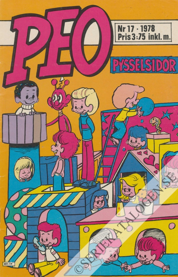 Framsida på Peo #17 (1978)