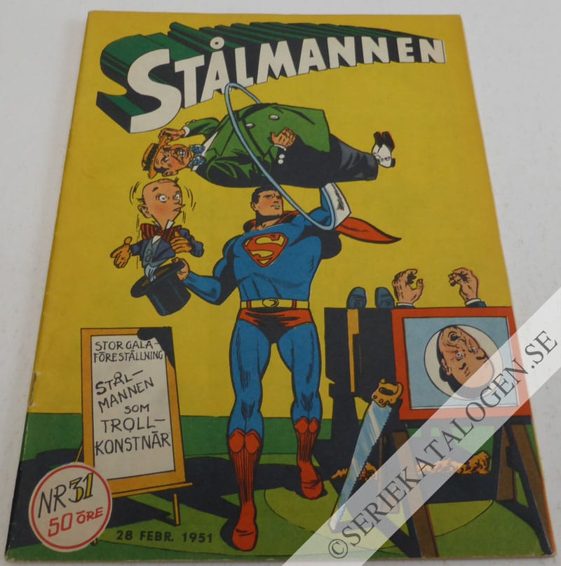 Framsida på Stålmannen #31 (1951)