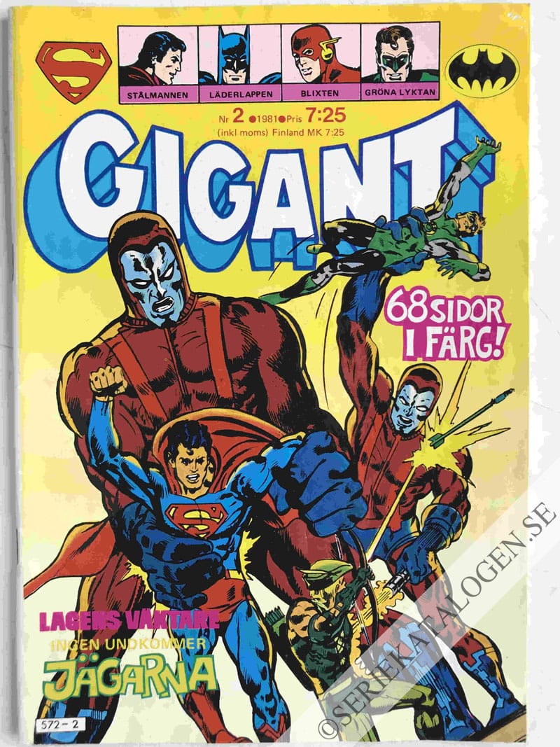 Framsida på Gigant #2 (1981)