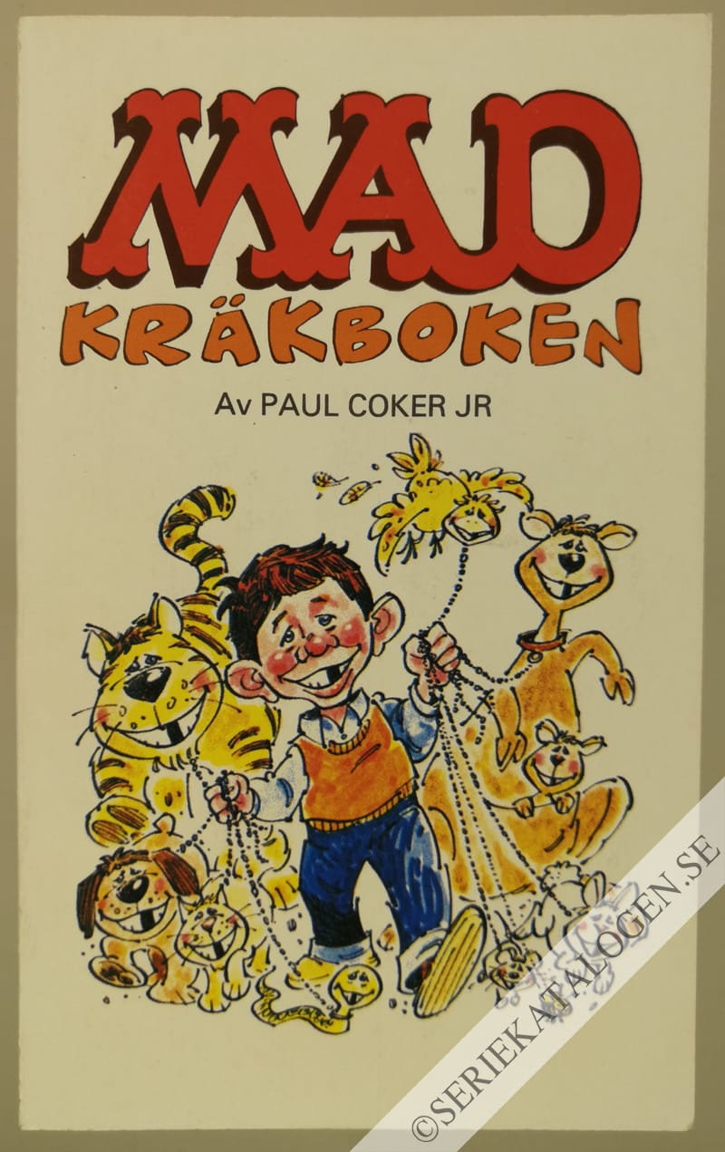 Framsida på MAD-pocket #81 - Kräkboken (1985)