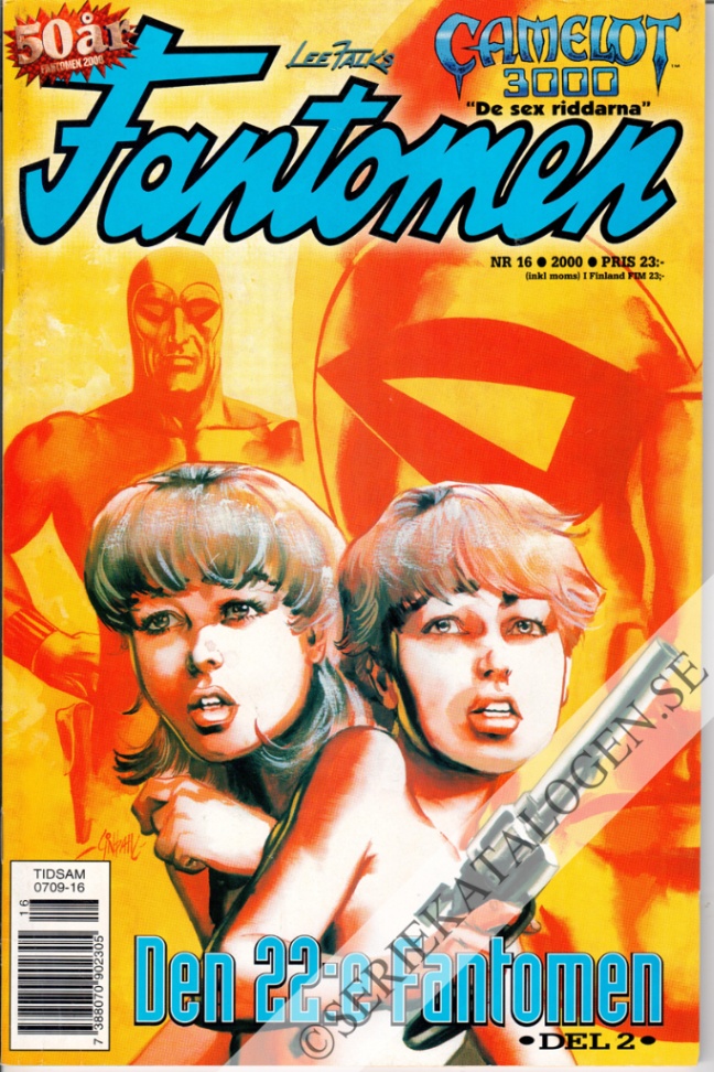 Framsida på Fantomen #16 (2000)
