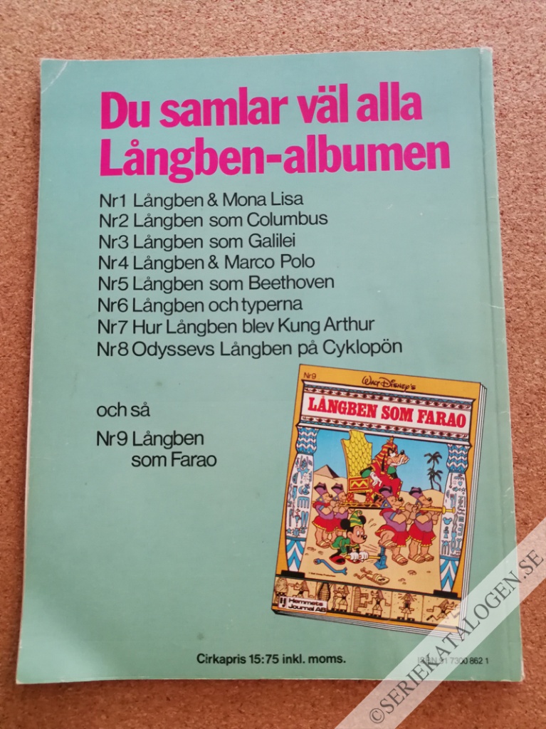 Baksida på Långben Frankenstein (1979)