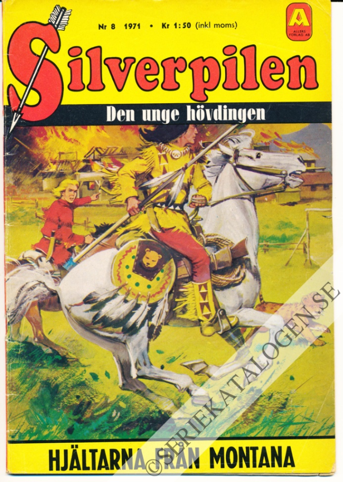 Framsida på Silverpilen #8 (1971)