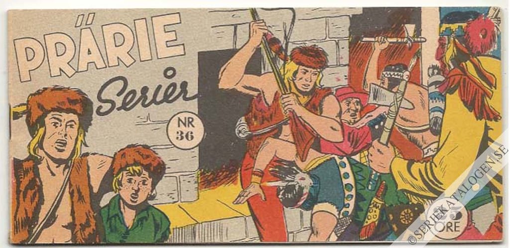 Framsida på Prärie-serier #36 (1957)