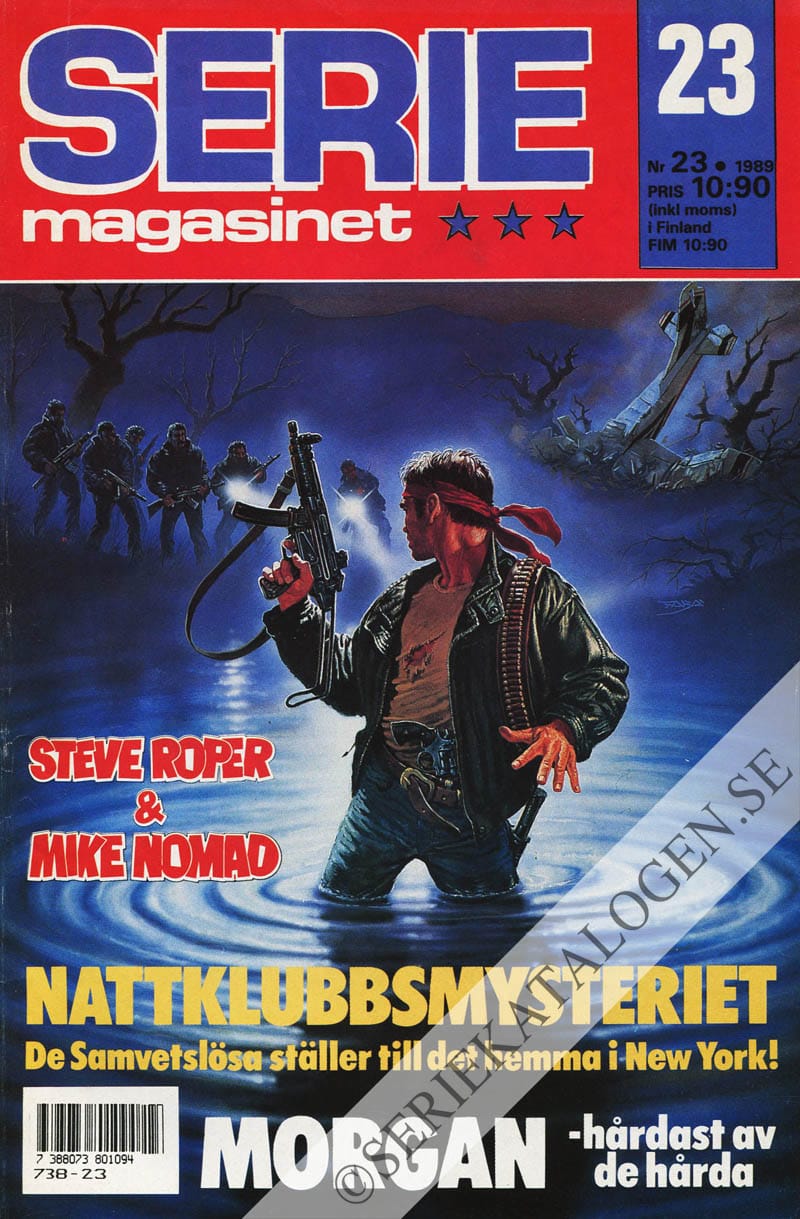 Framsida på Seriemagasinet #23 (1989)