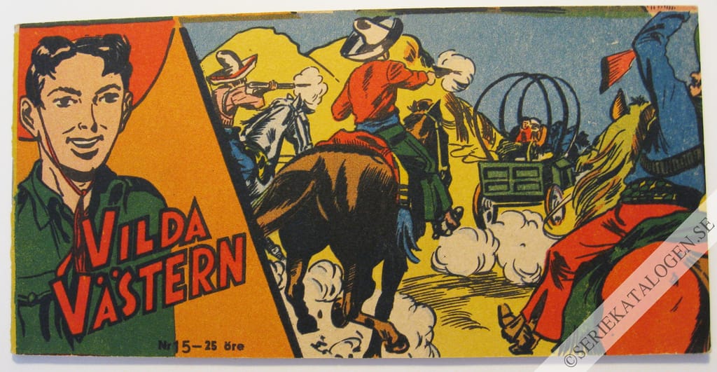 Framsida på Vilda Västern #15 (1957)