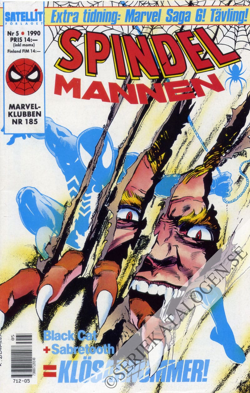 Framsida på Spindelmannen #5 (1990)