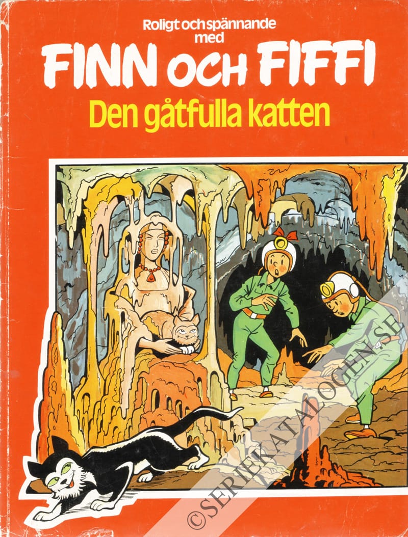 Framsida på Finn och Fiffi Den gåtfulla katten (1979)
