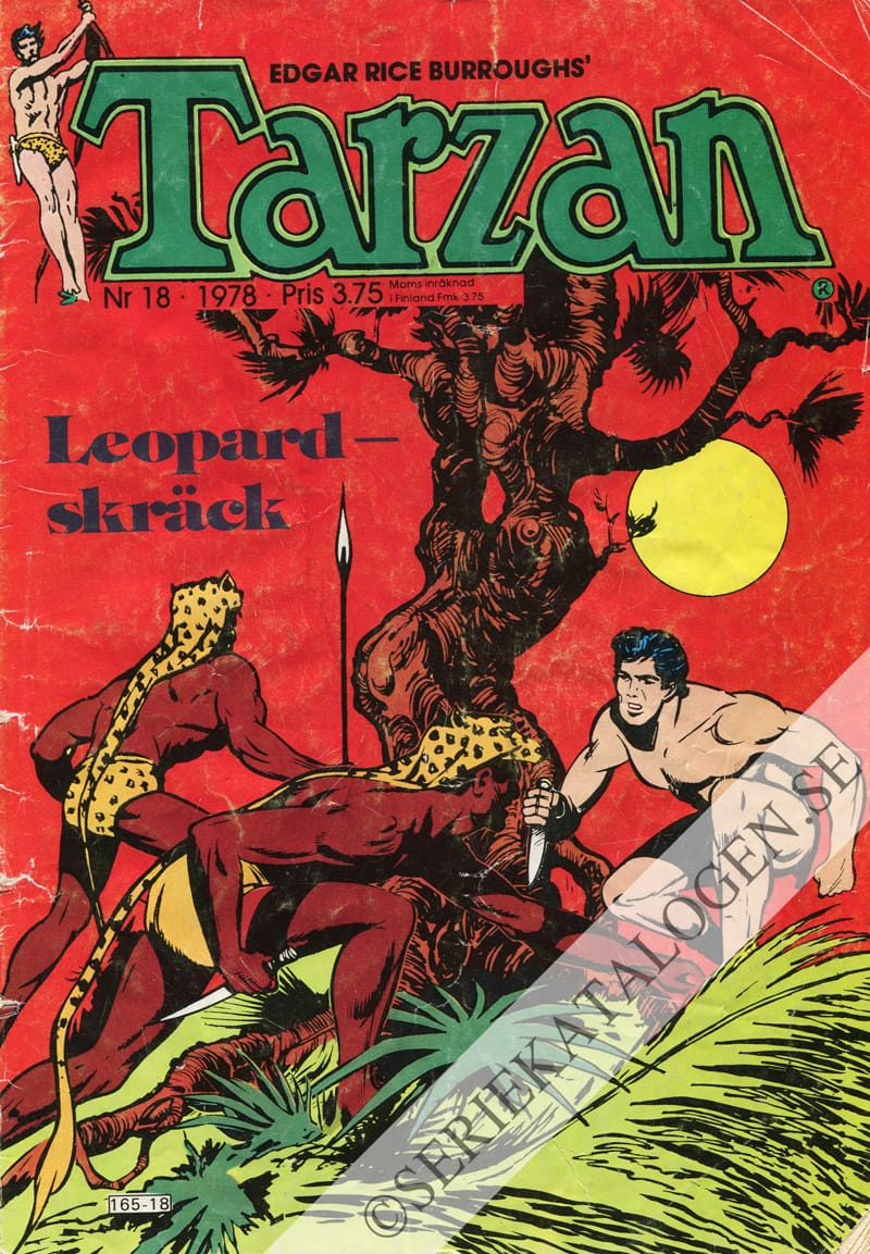 Framsida på Tarzan #18 (1978)