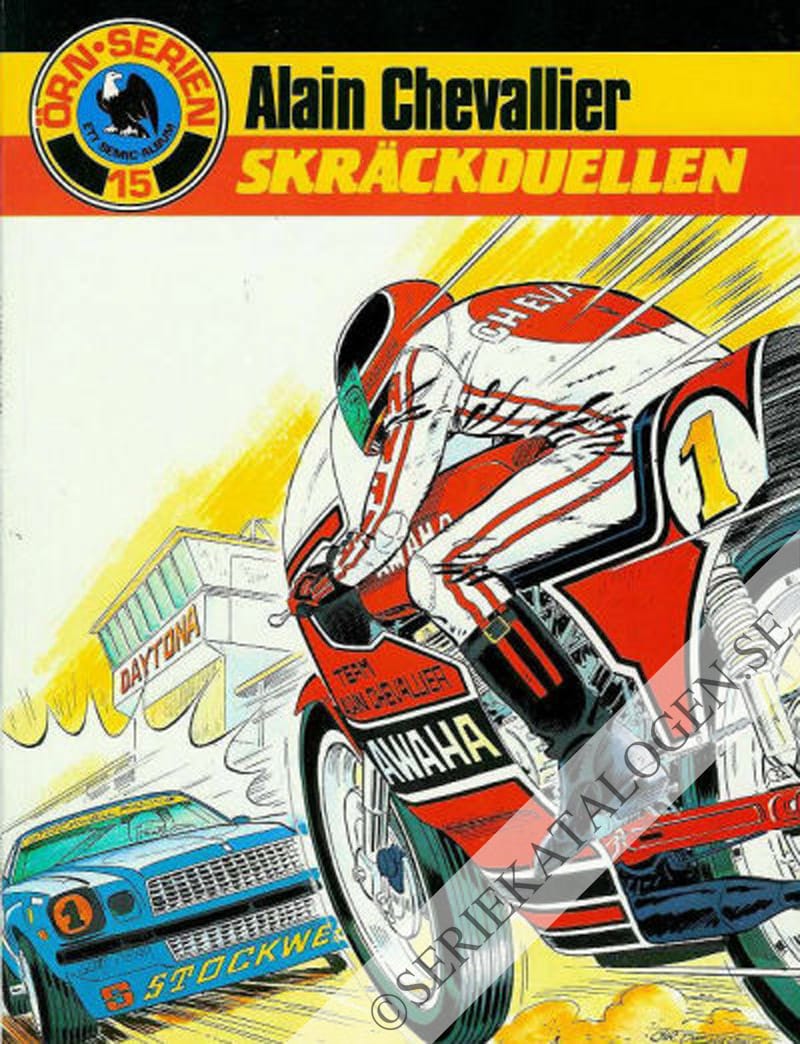 Framsida på Örnserien Alain Chevallier - Skräckduellen (1984)