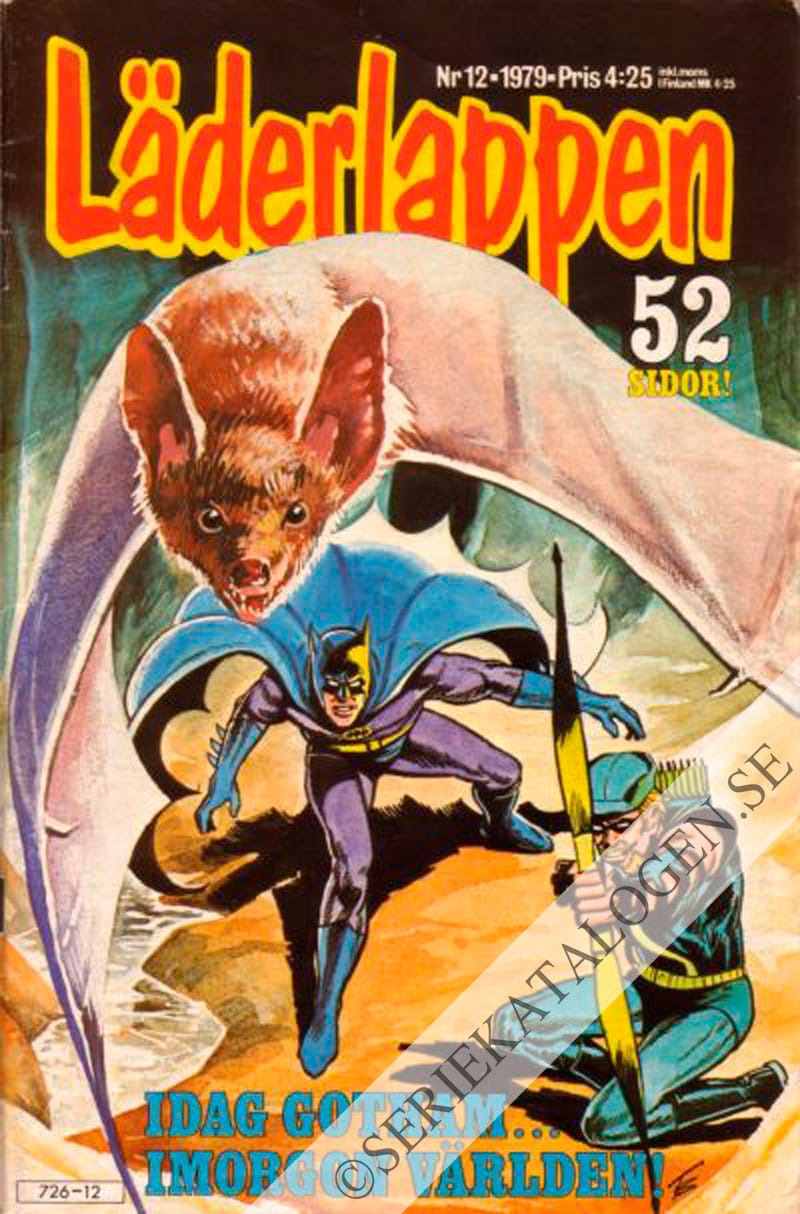 Framsida på Läderlappen och Robin #12 (1979)