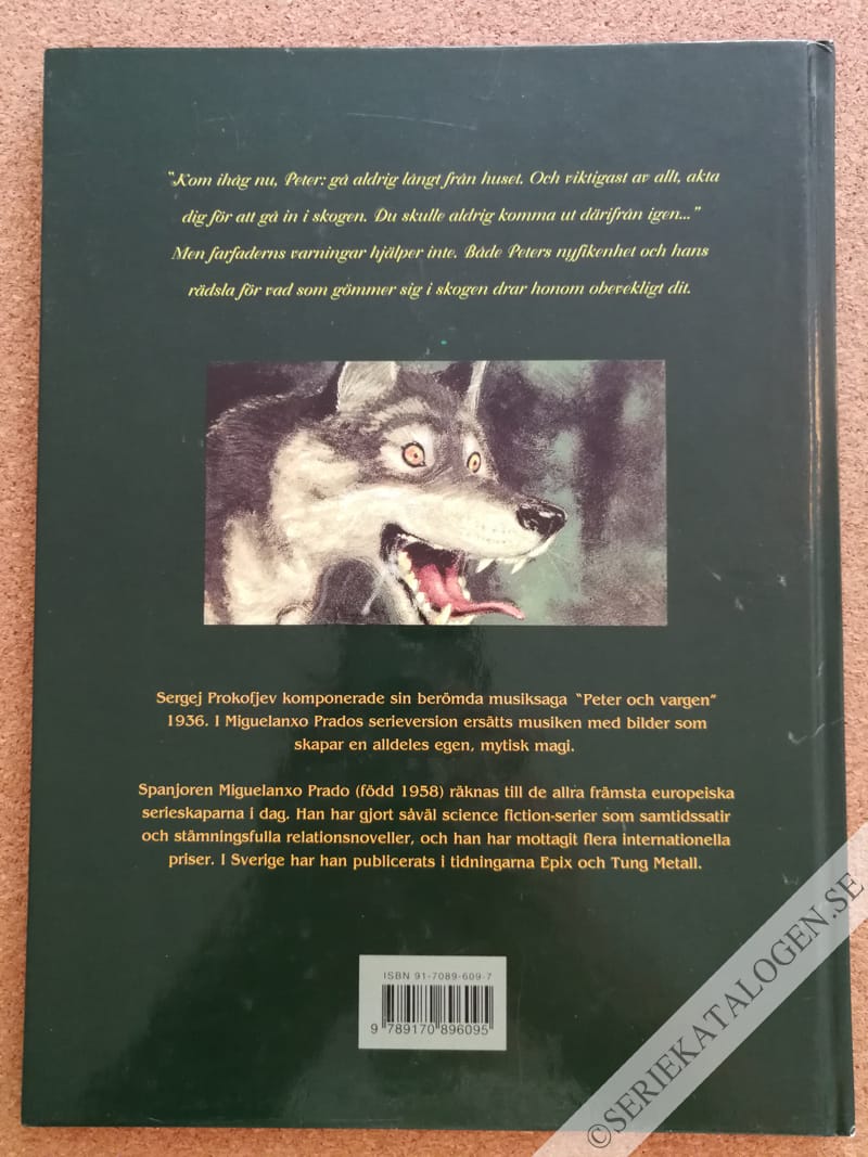Baksida på Peter och vargen (1997)