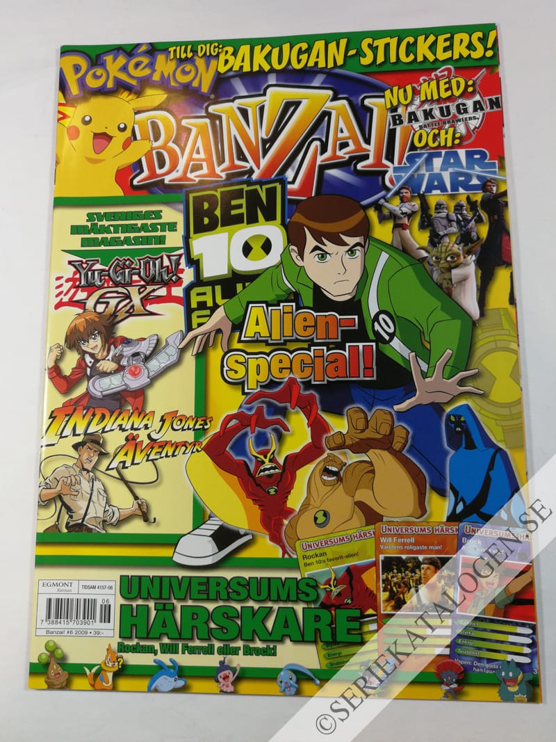 Framsida på Banzai! #6 (2009)