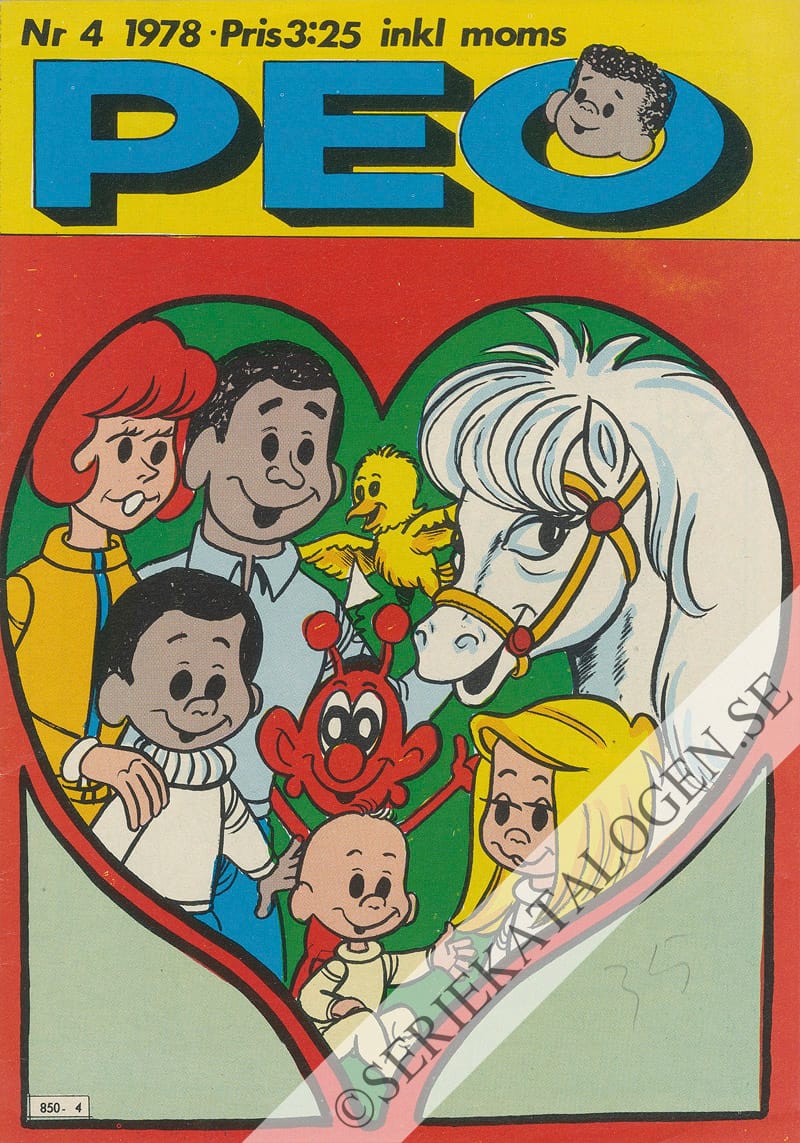 Framsida på Peo #4 (1978)