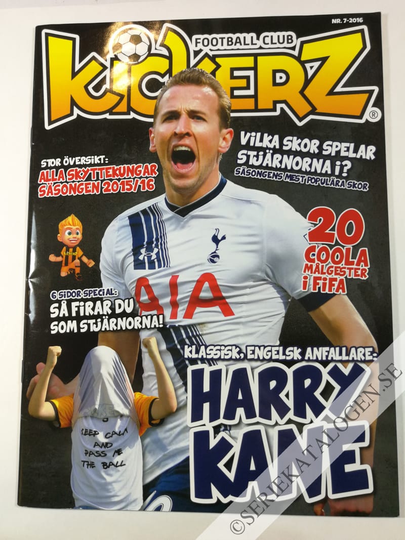 Framsida på Kickerz Football Club #7 (2016)