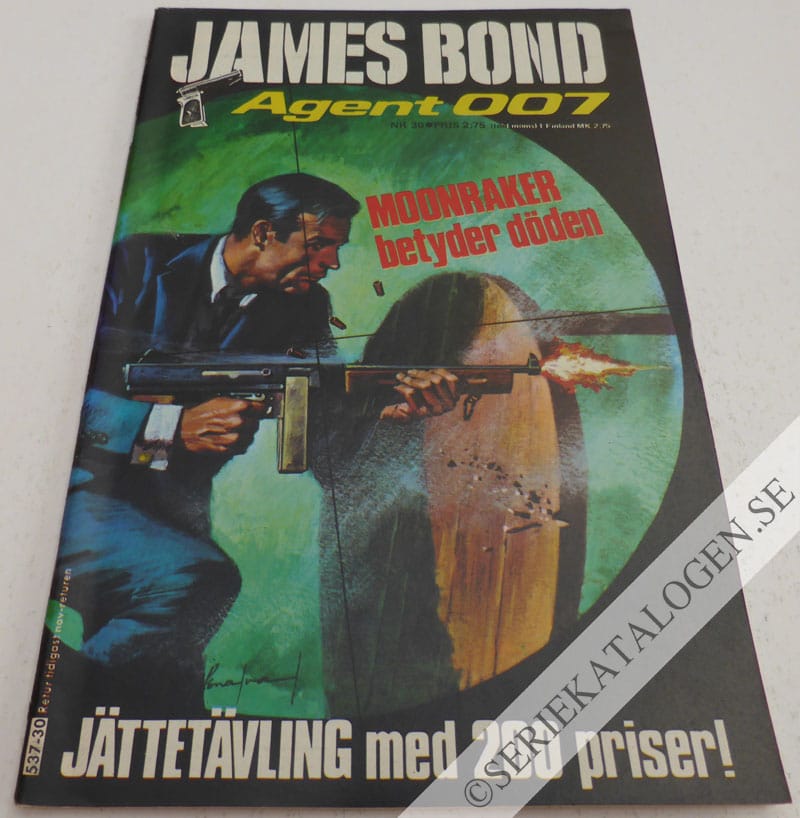 Framsida på James Bond agent 007 #30 (1974)