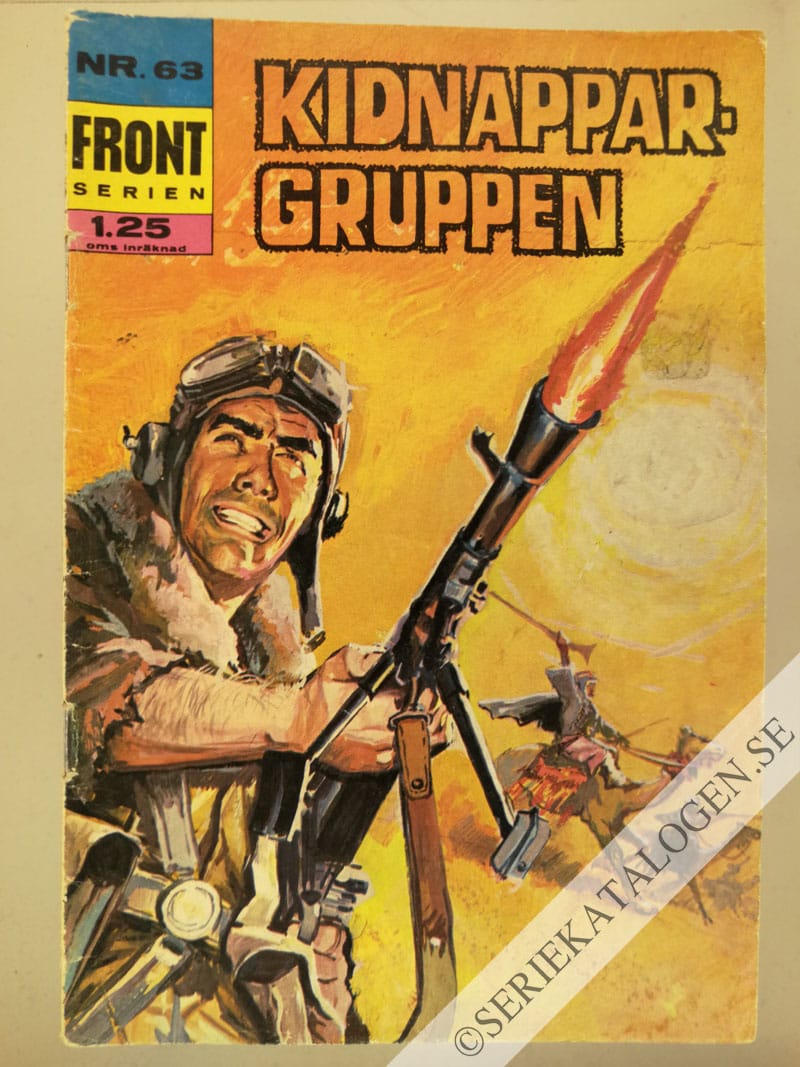 Framsida på Frontserien #63 - Kidnappargruppen (1970)