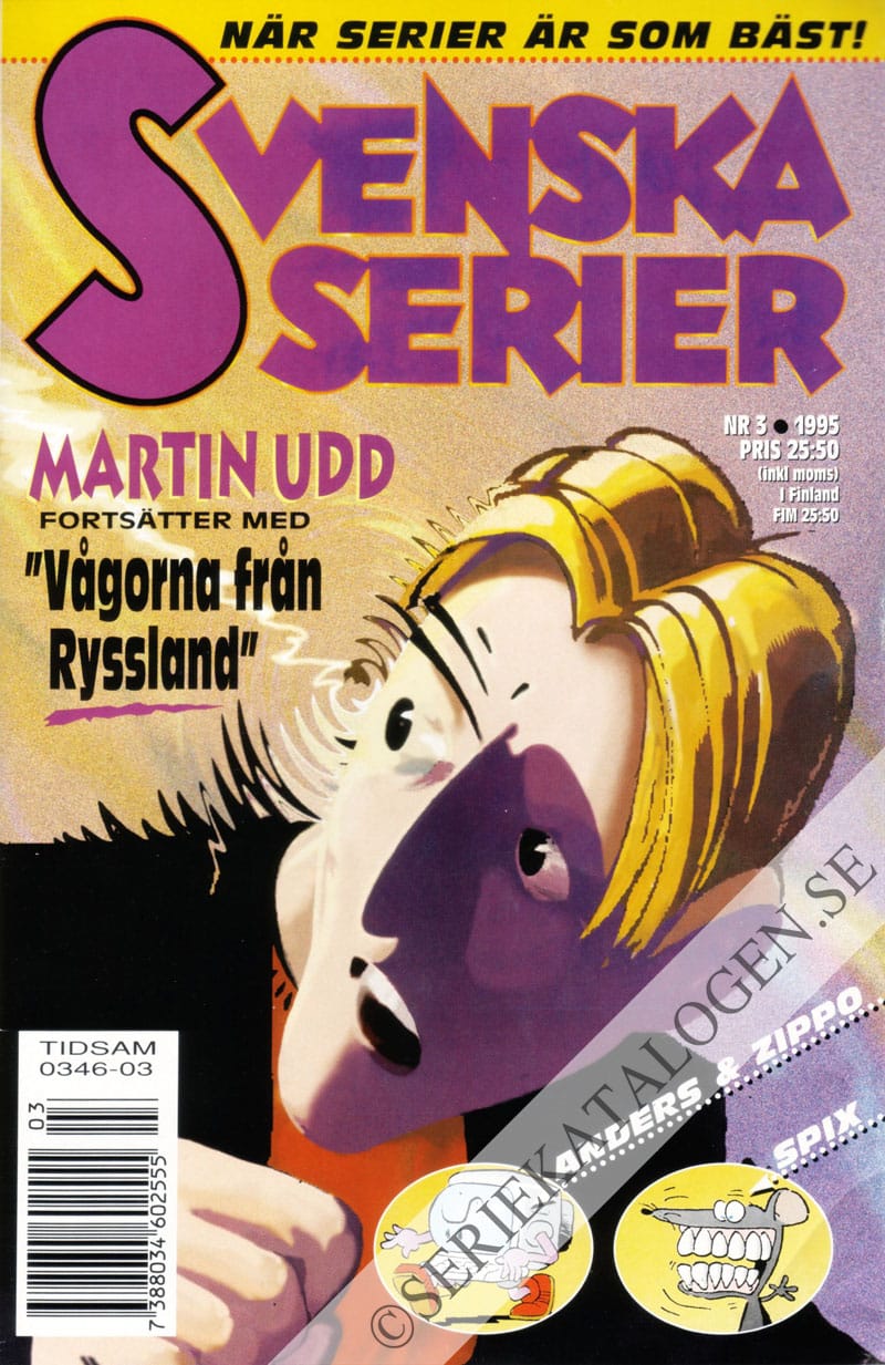 Framsida på Svenska serier #3 (1995)