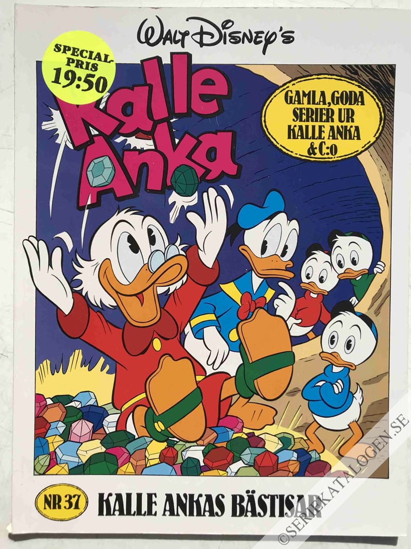 Framsida på Kalle Ankas bästisar #37 (1993)