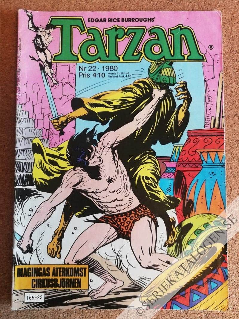 Framsida på Tarzan #22 (1980)