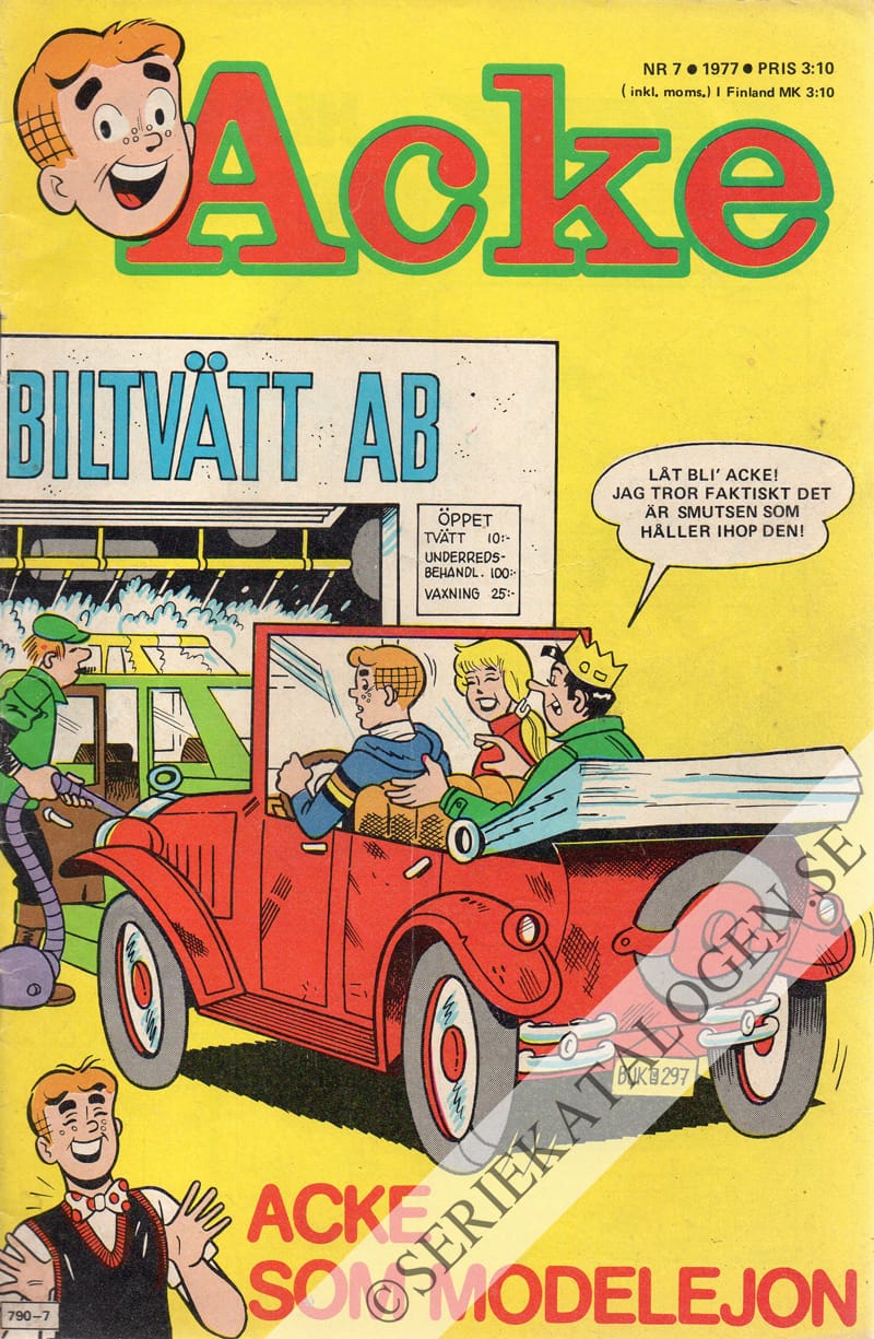Framsida på Acke #1 (1977)