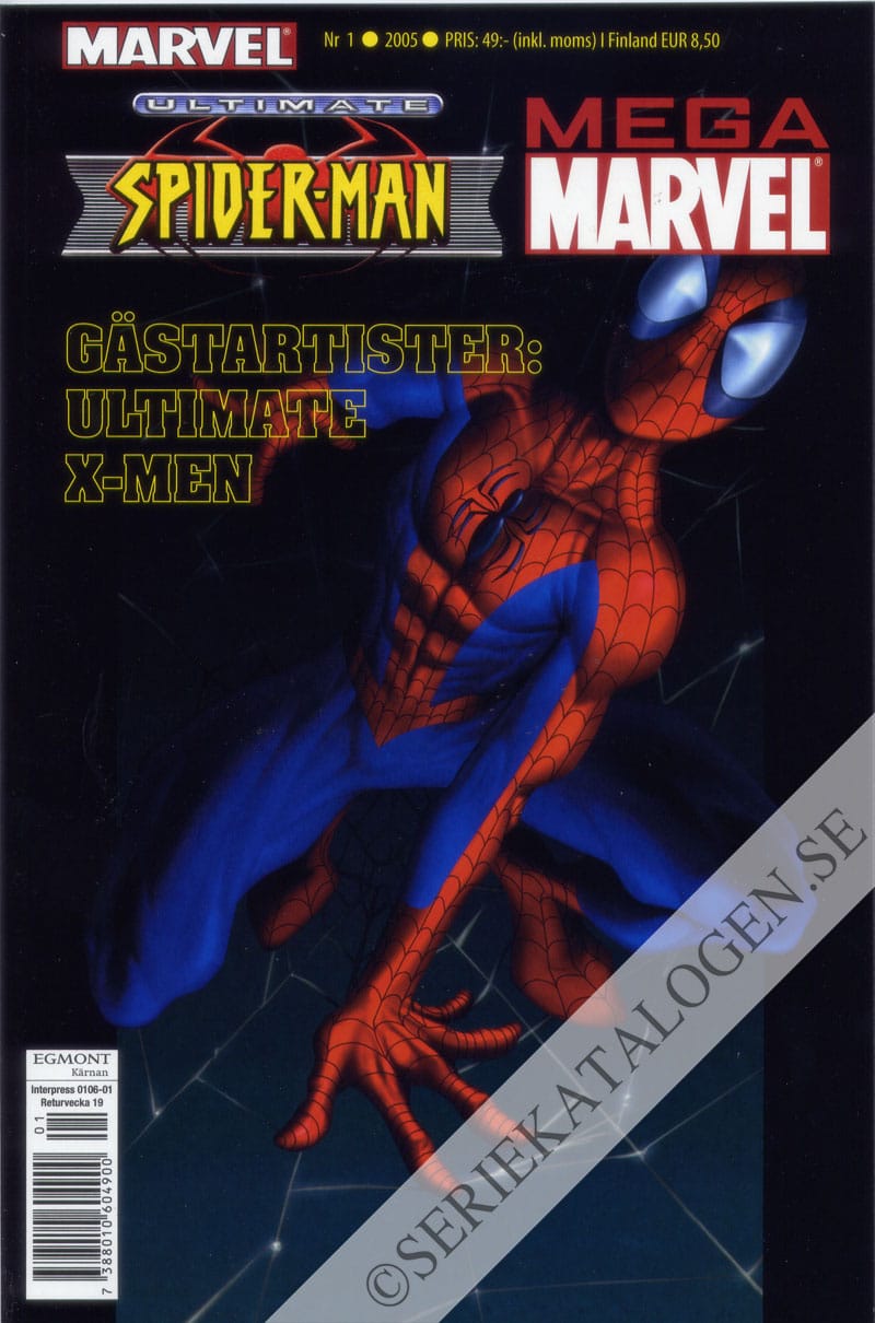Framsida på Mega Marvel #1 - Ultimate Spider-Man (2005)