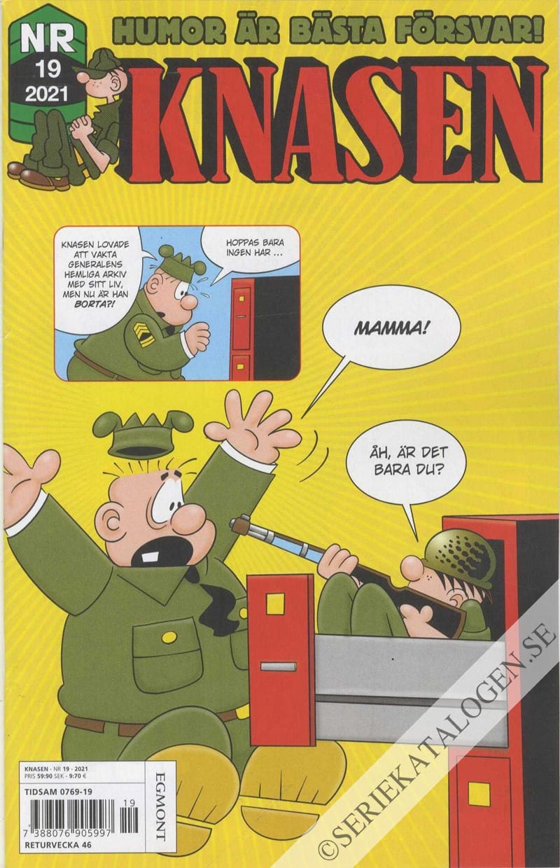 Framsida på Knasen #19 (2021)