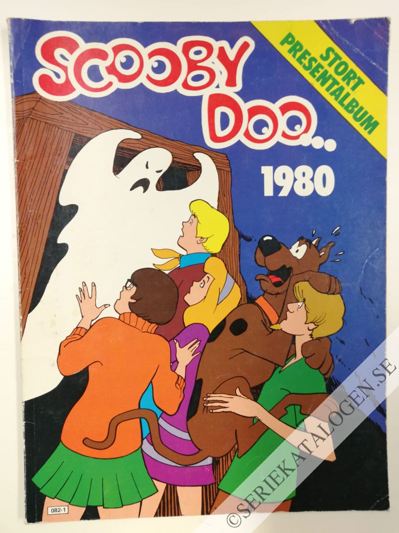 Framsida på Scooby Doo Stort presentalbum (1980)