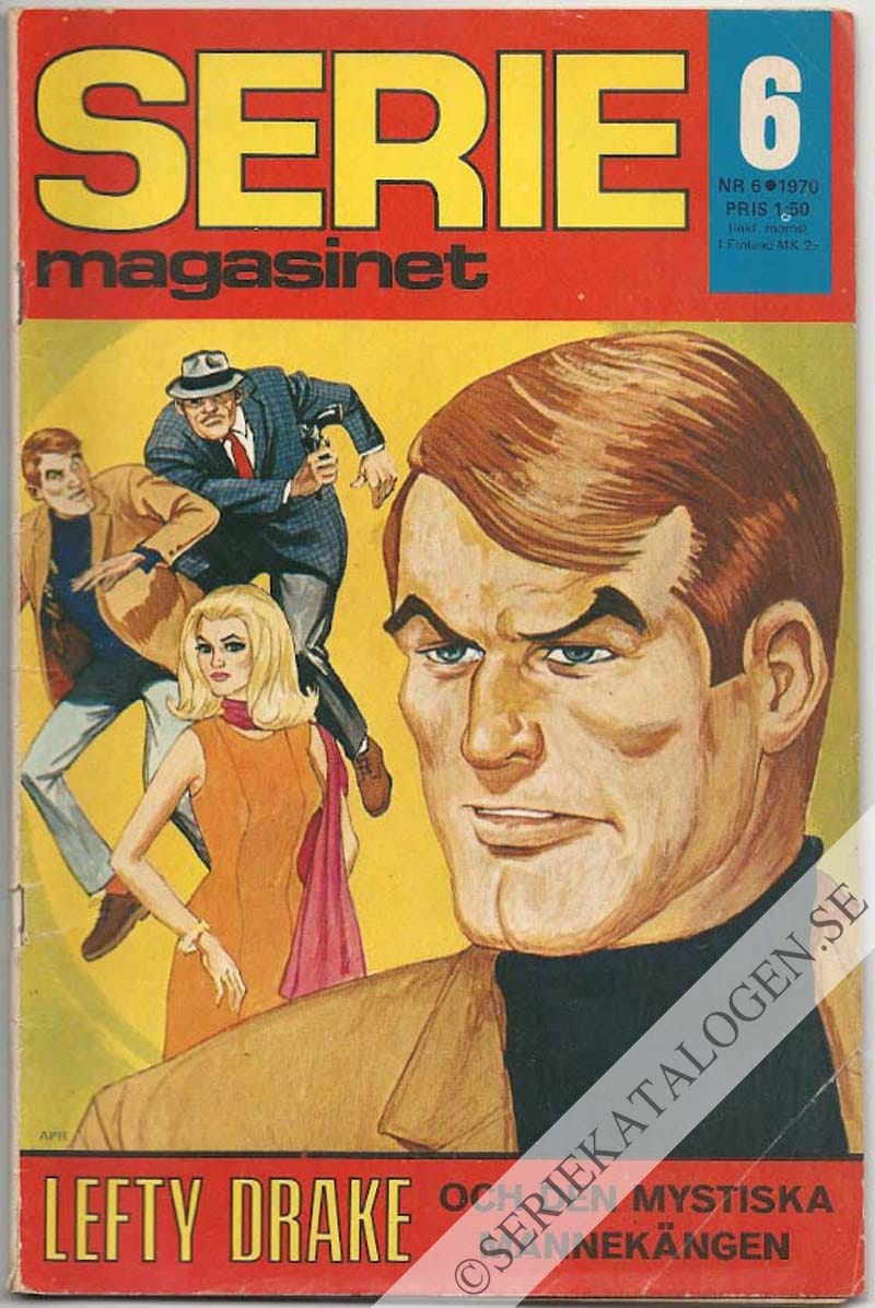 Framsida på Seriemagasinet #6 (1970)