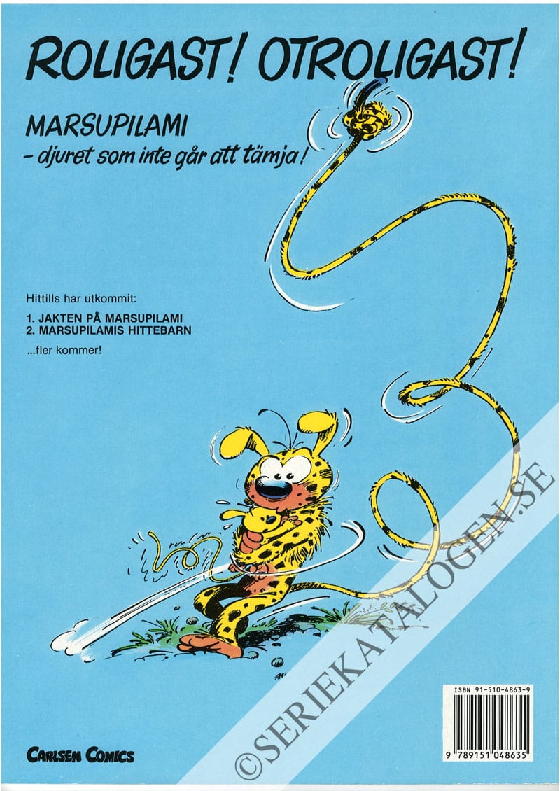 Baksida på Marsupilamis hittebarn (1989)