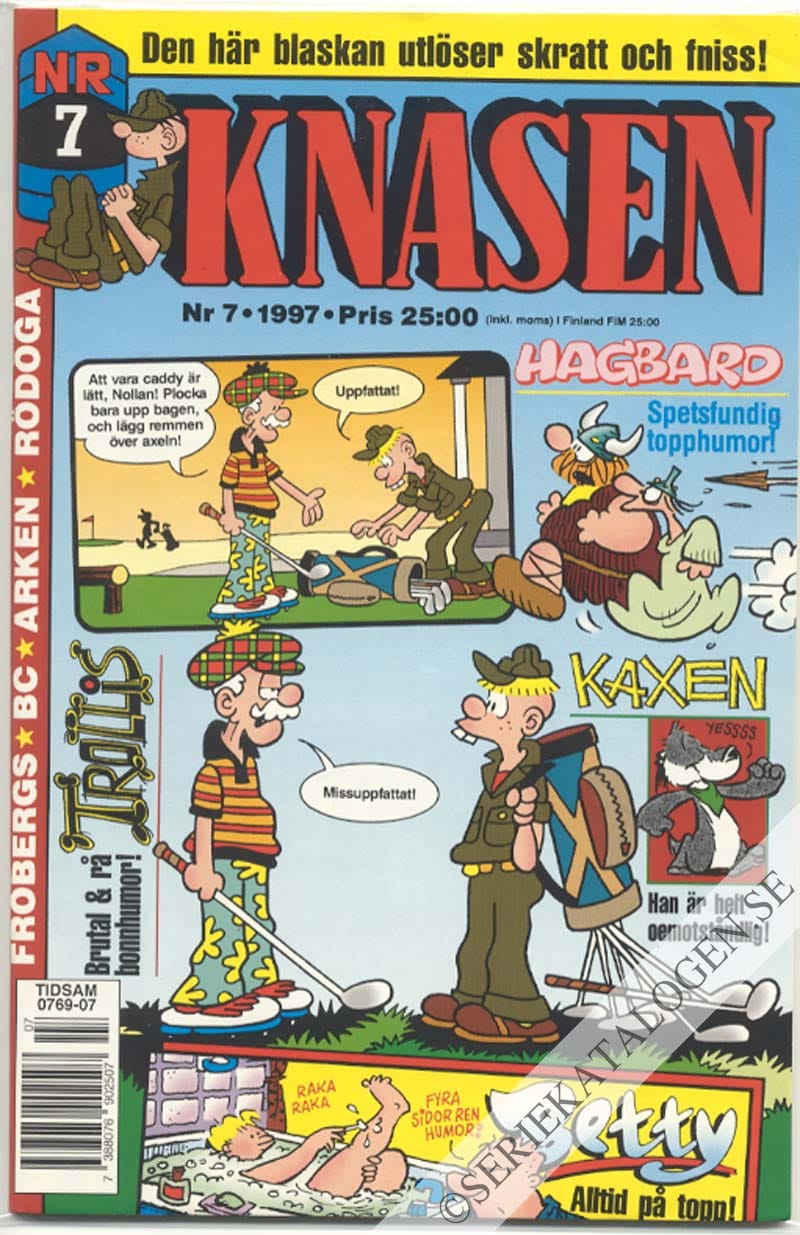 Framsida på Knasen #7 (1997)