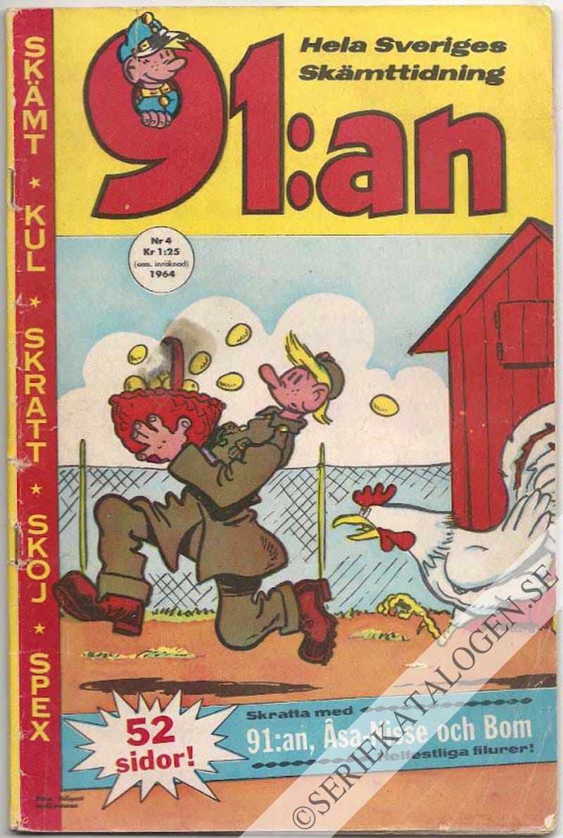 Framsida på 91:an #4 (1964)