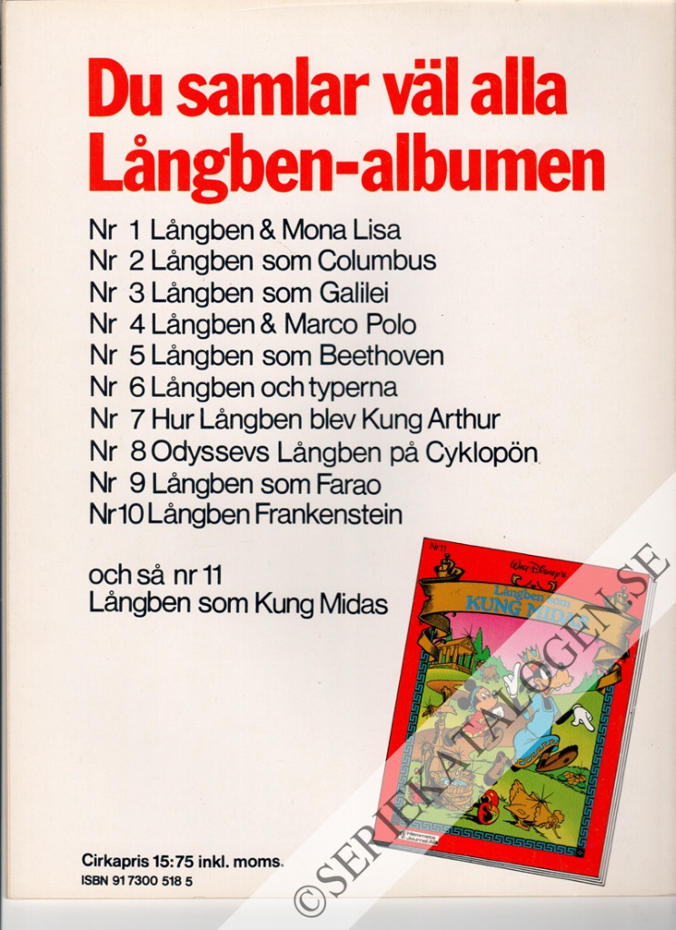 Baksida på Långben som Eiffel (1980)