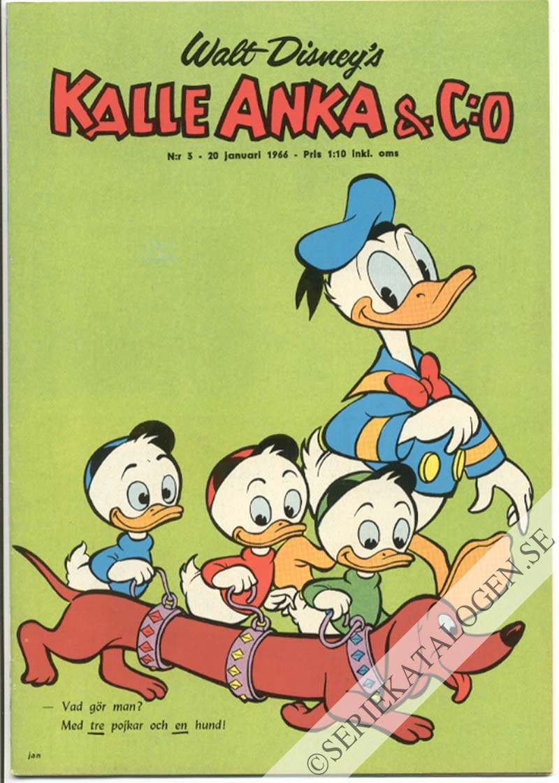 Framsida på Kalle Anka & C:o #3 (1966)