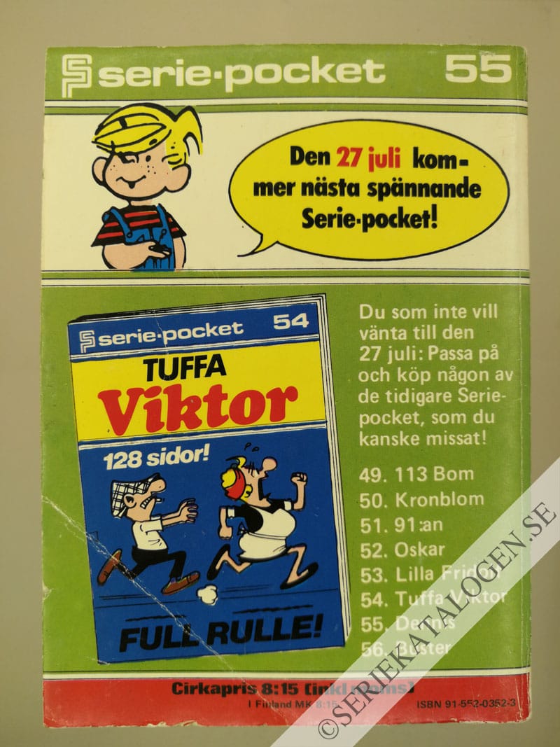 Baksida på Dennis (1977)