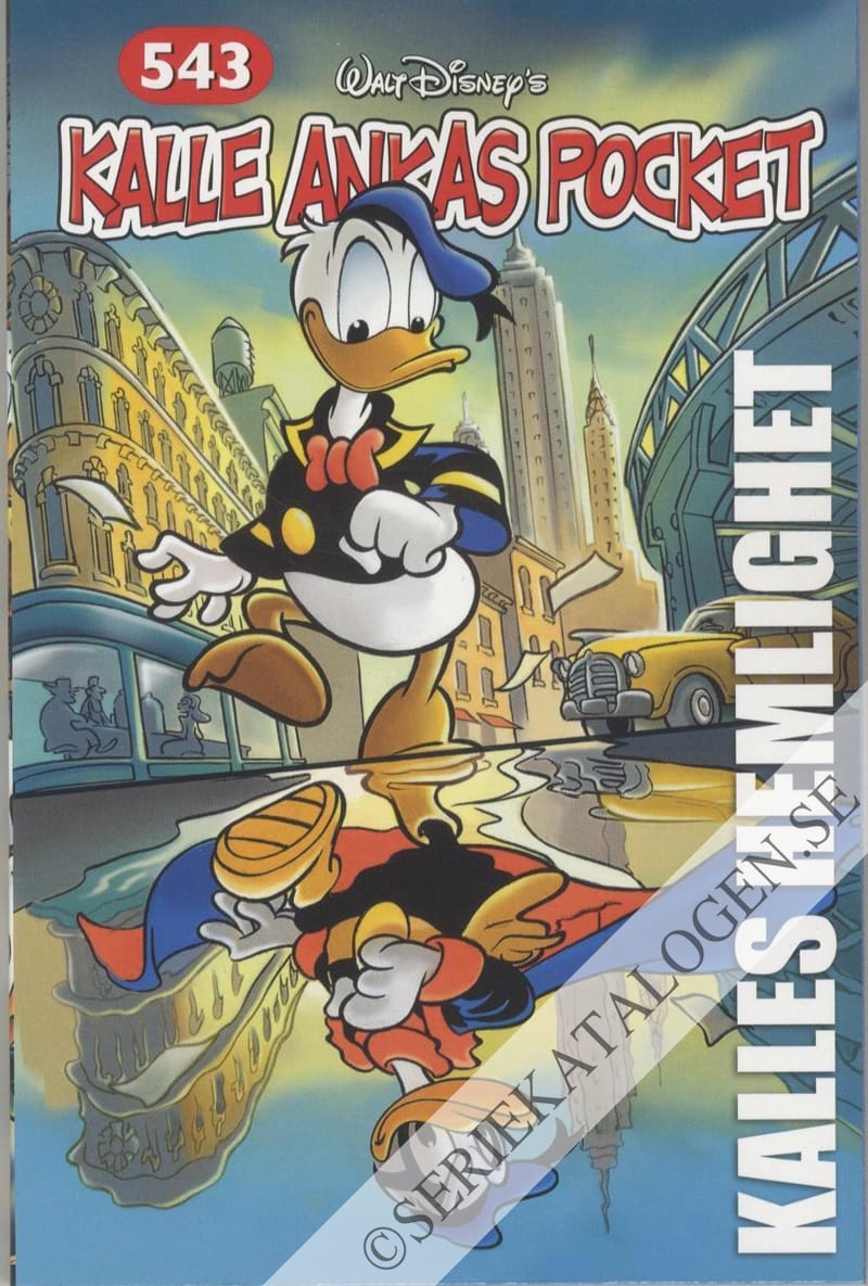 Framsida på Kalle Ankas pocket #543 - Kalles hemlighet (2023)
