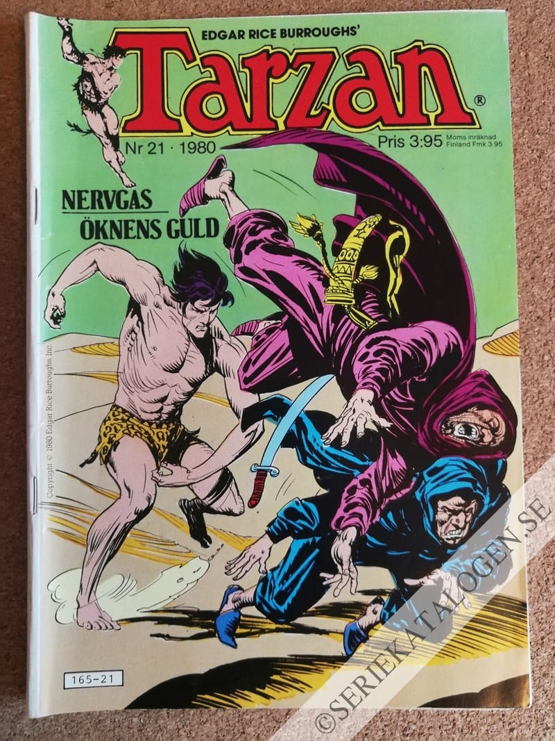Framsida på Tarzan #21 (1980)