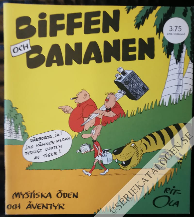 Framsida på Biffen och Bananen Mystiska öden och äventyr (1965)