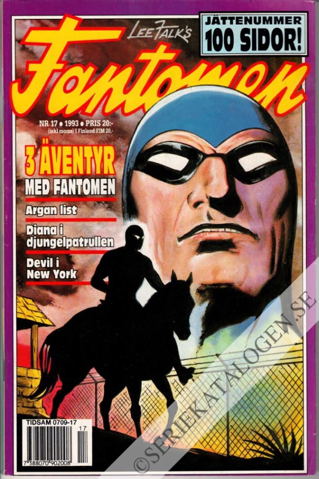Framsida på Fantomen #17 (1993)