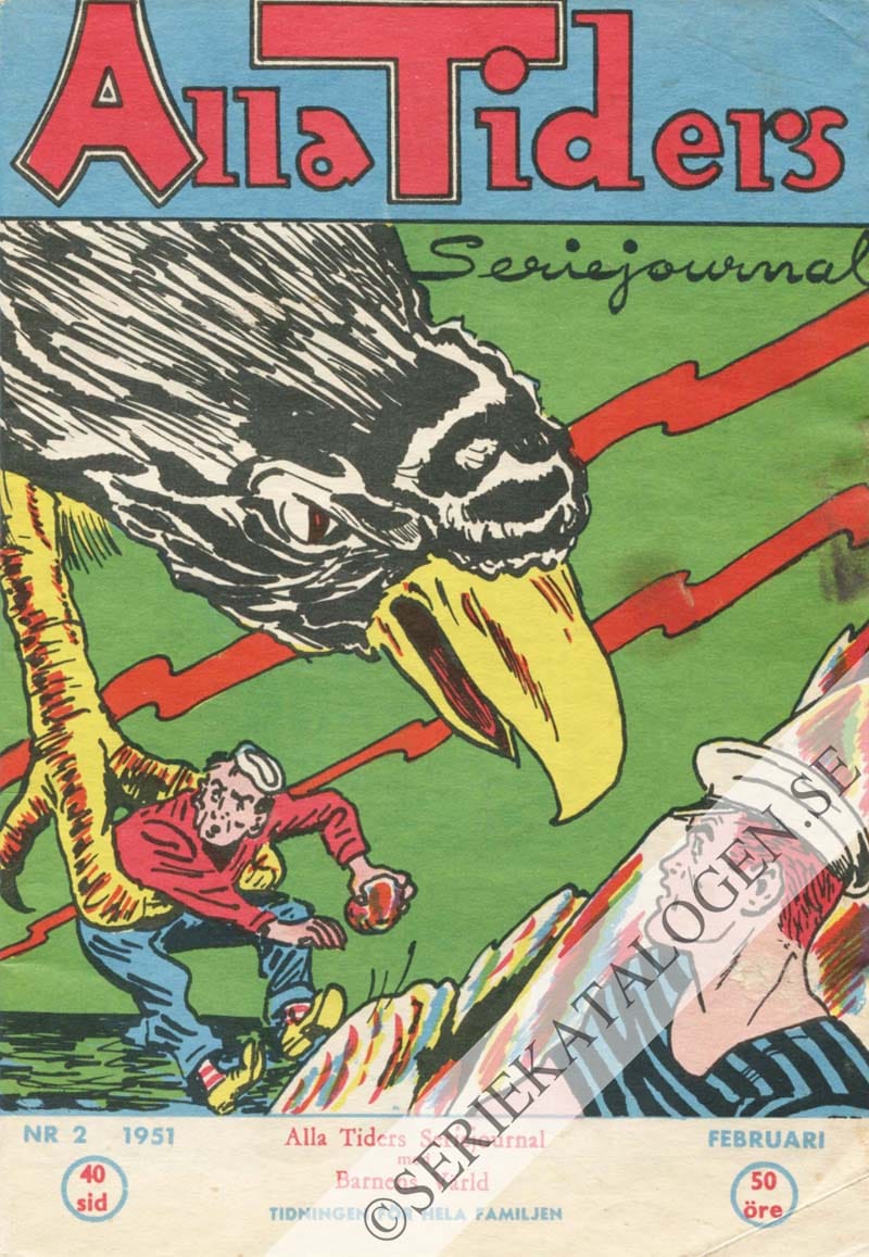 Framsida på Alla tiders seriejournal #2 (1951)