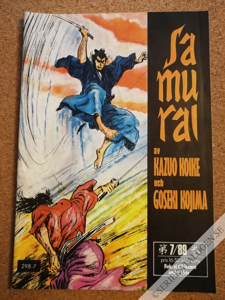 Framsida på Samurai #7 (1989)