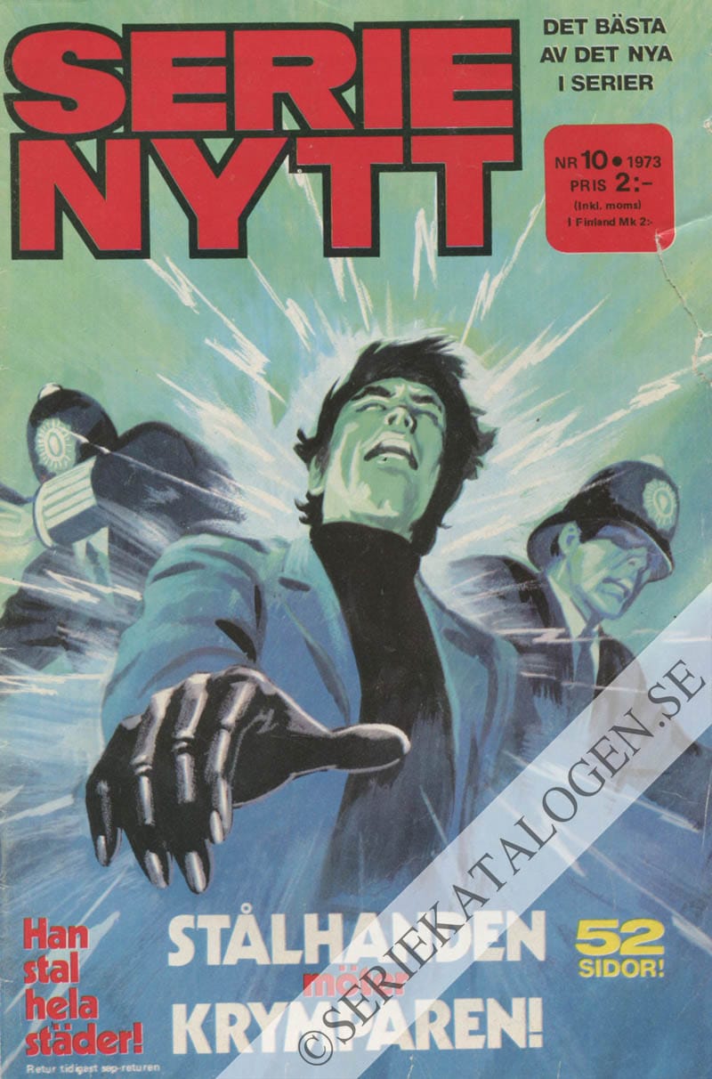 Framsida på Serie-Nytt #10 (1973)
