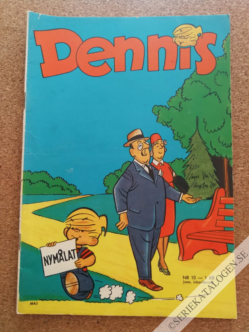 Framsida på Dennis #10 (1966)