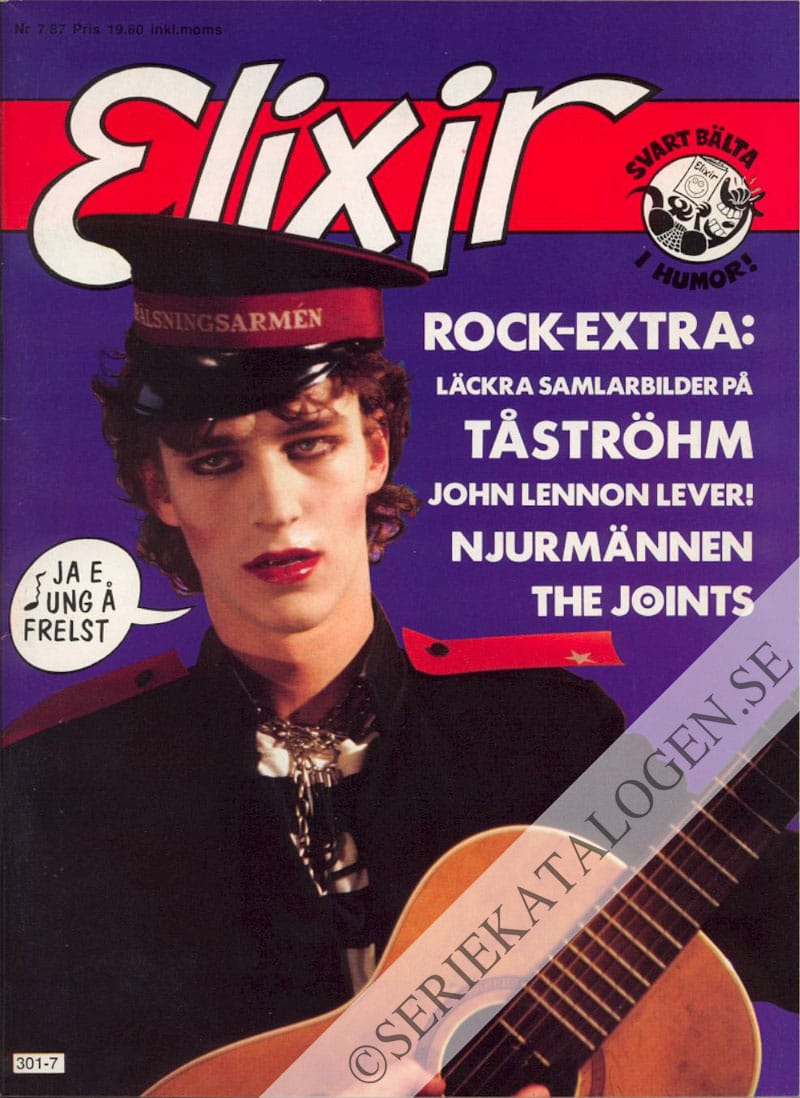 Framsida på Elixir #7 (1987)