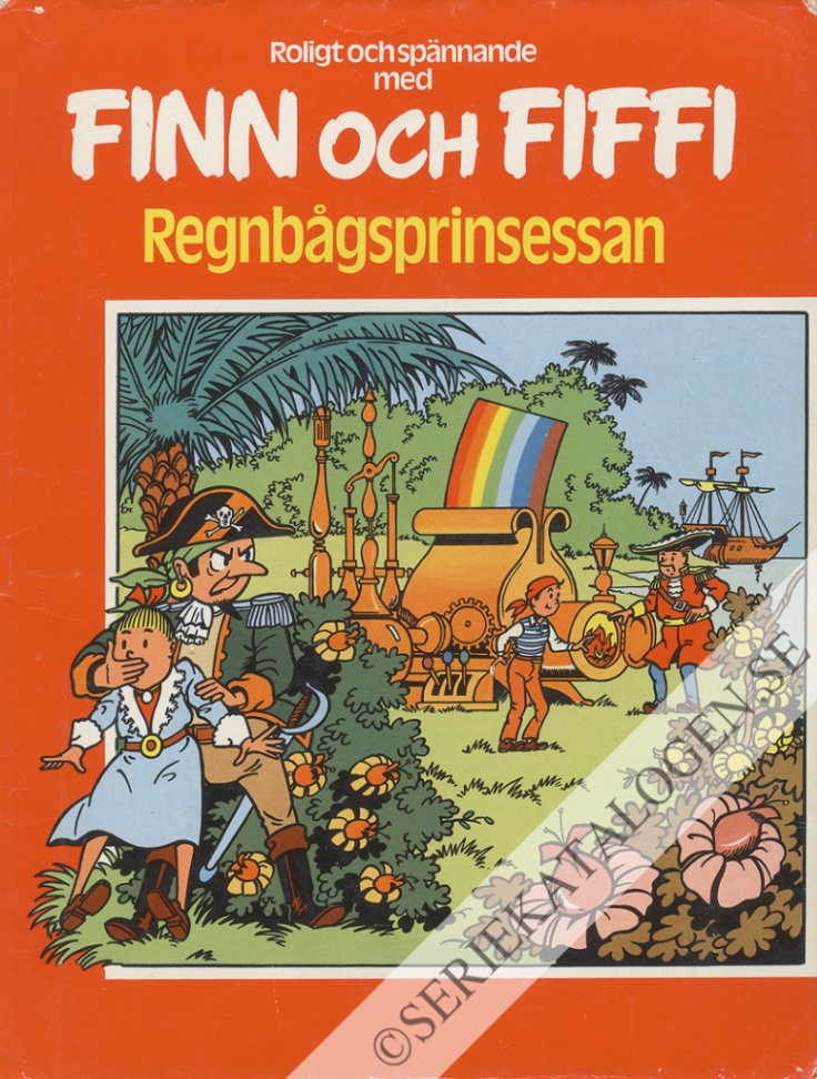 Framsida på Finn och Fiffi #60 - Regnbågsprinsessan (1979)