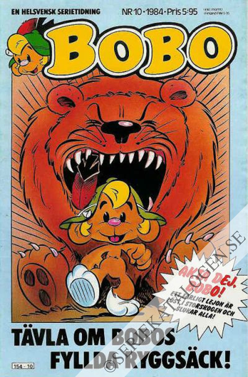 Framsida på Bobo #10 (1984)