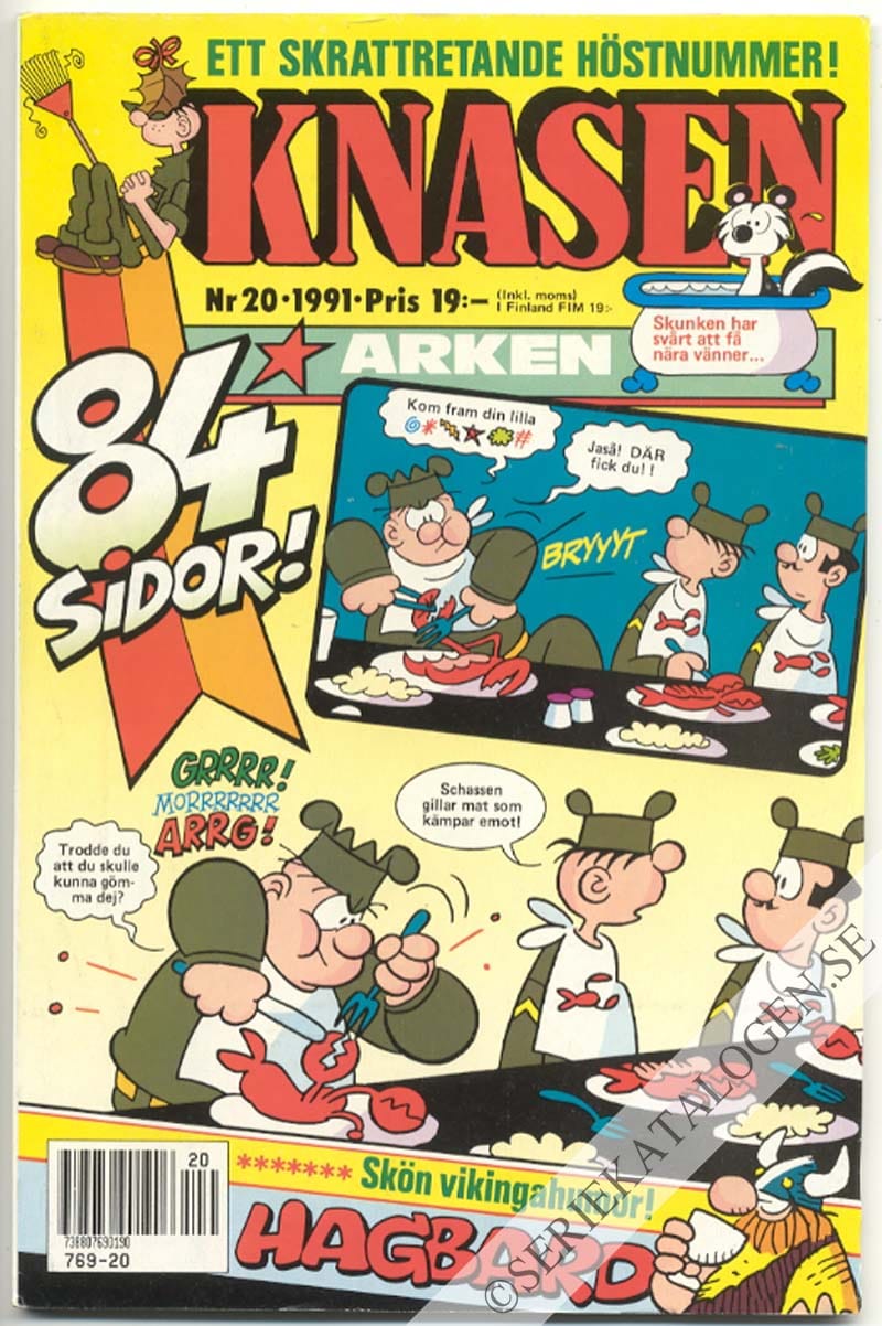 Framsida på Knasen #20 (1991)