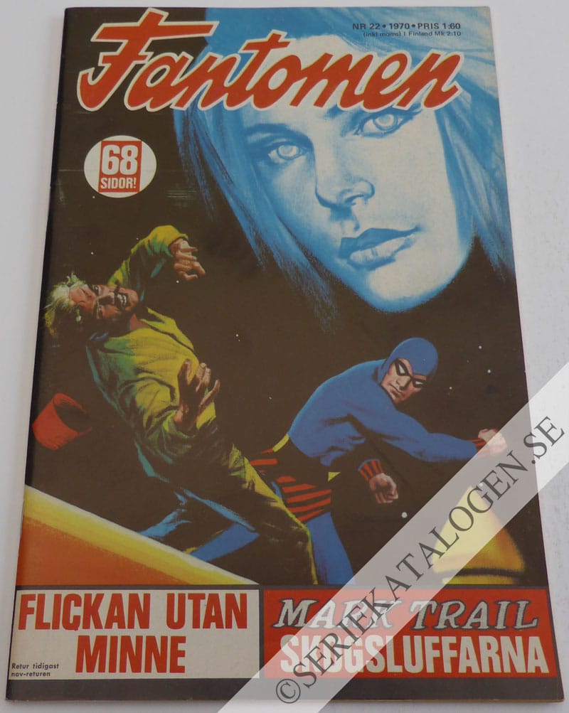 Framsida på Fantomen #22 (1970)
