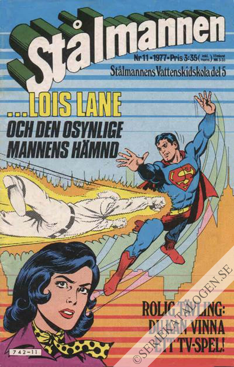 Framsida på Stålmannen #11 (1977)