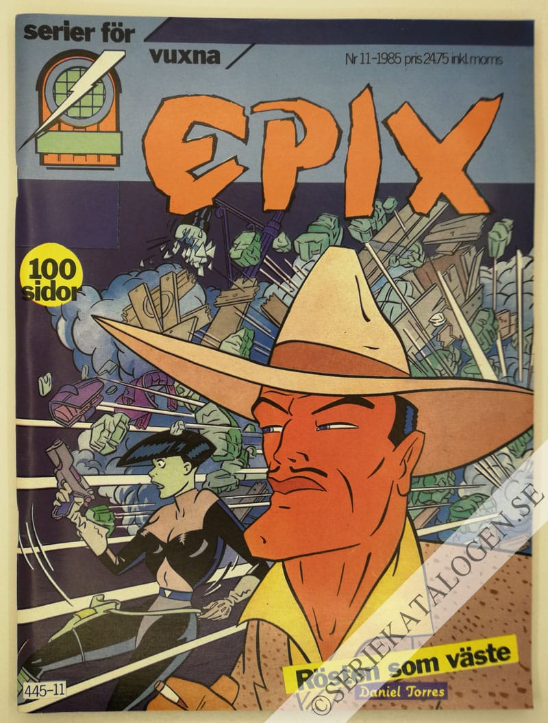Framsida på Epix #11 (1985)